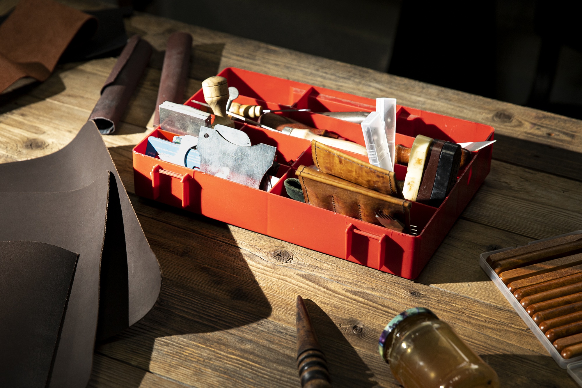 Boxes of branded tasting kits